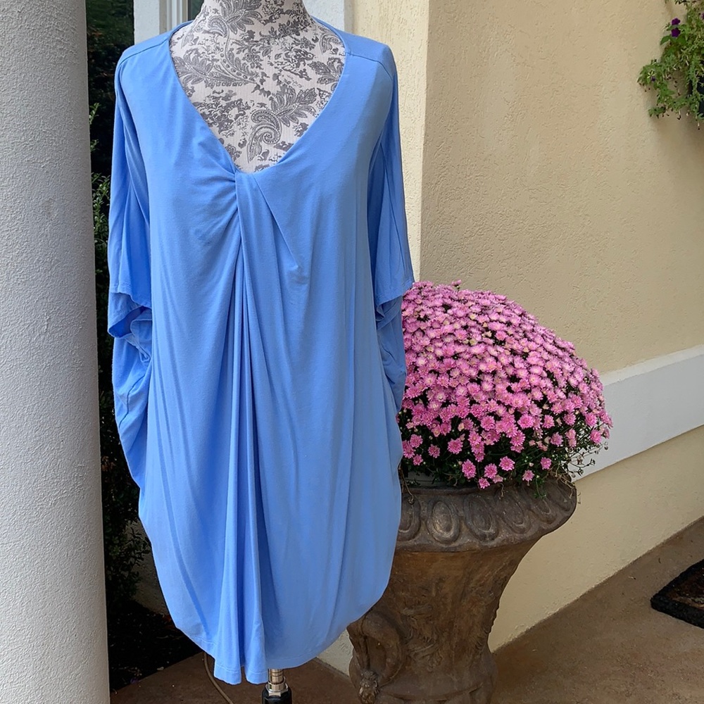 Martha Stewart 2x top cap sleeves. Fabric is sooo cool. Soft and luxurious
